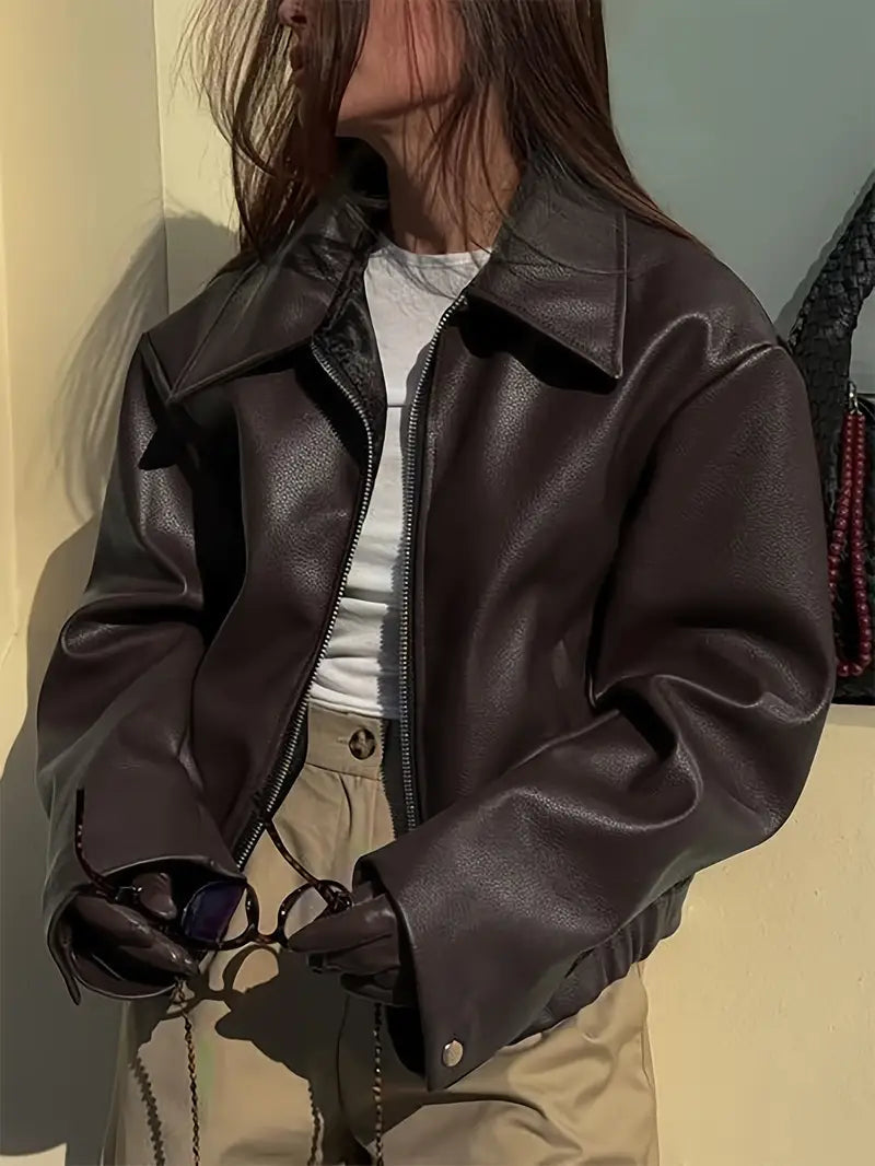 Image of Christine | Women's Relaxed Fit Bomber Jacket