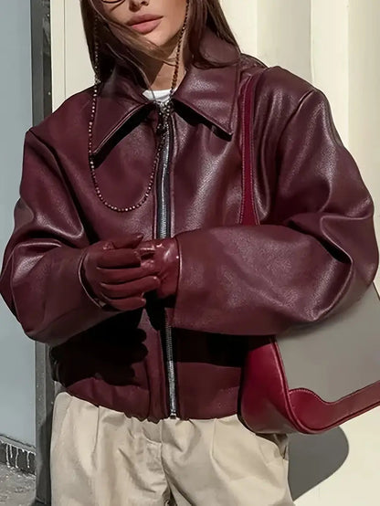 Image of Christine | Women's Relaxed Fit Bomber Jacket