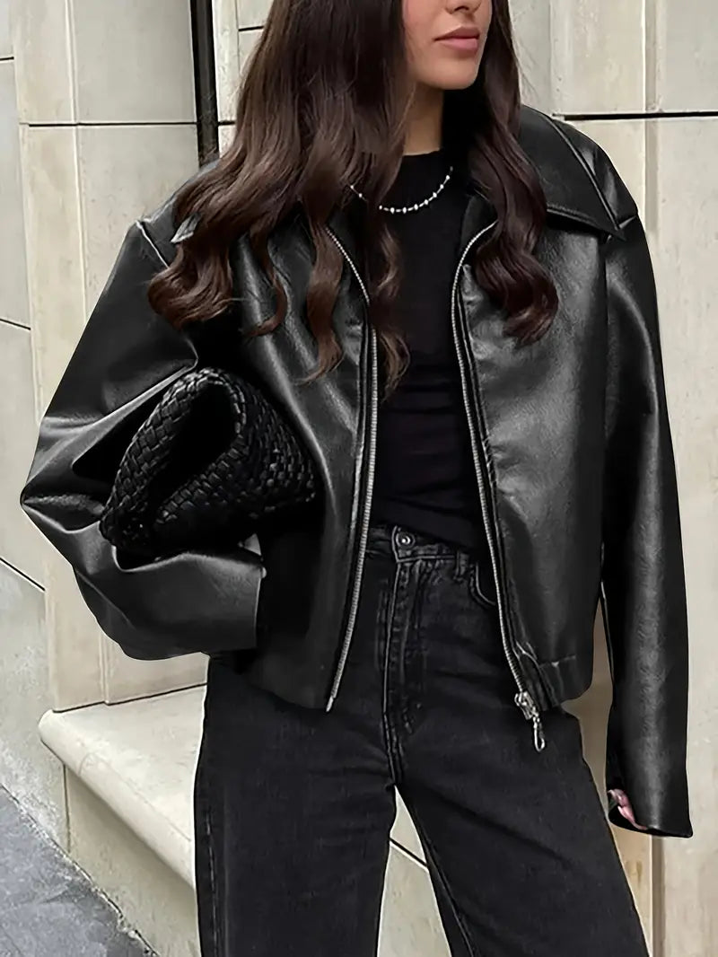 Image of Christine | Women's Relaxed Fit Bomber Jacket