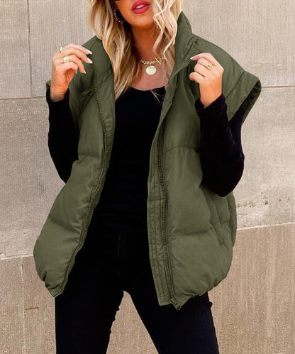 Image of Claire | Women's Sleeveless Puffer Vest
