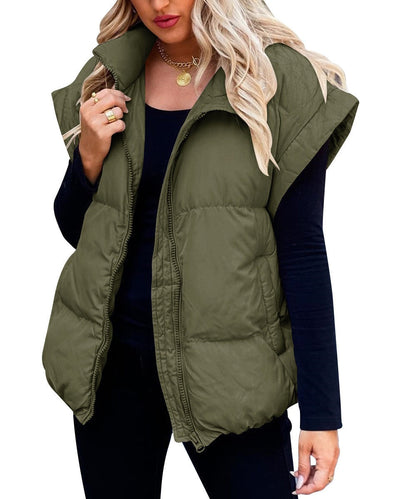 Image of Claire | Women's Sleeveless Puffer Vest