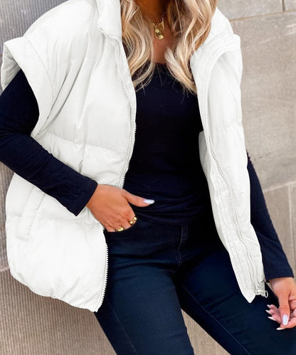 Image of Claire | Women's Sleeveless Puffer Vest