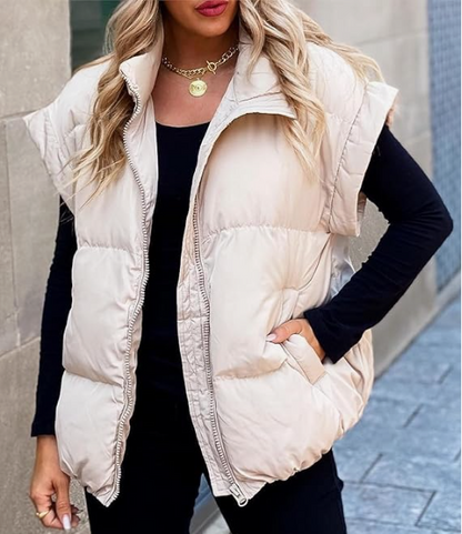 Image of Claire | Women's Sleeveless Puffer Vest