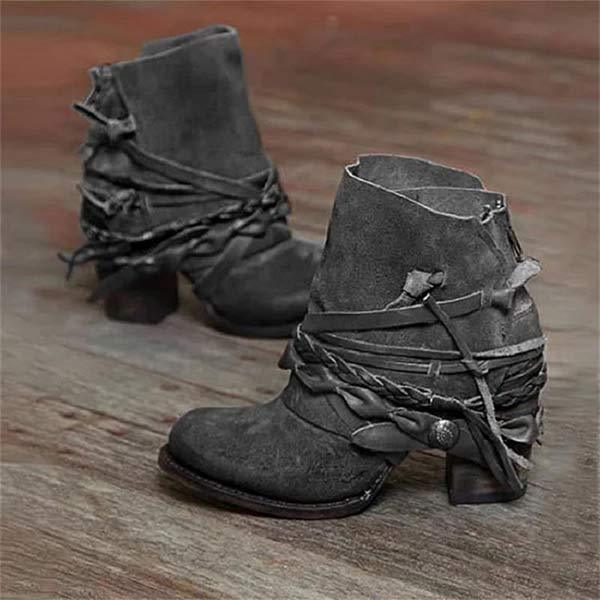 Image of Clara | Women's Heeled Boho Ankle Boots