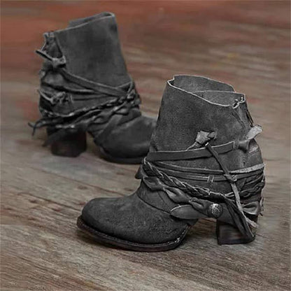 Image of Clara | Women's Heeled Boho Ankle Boots