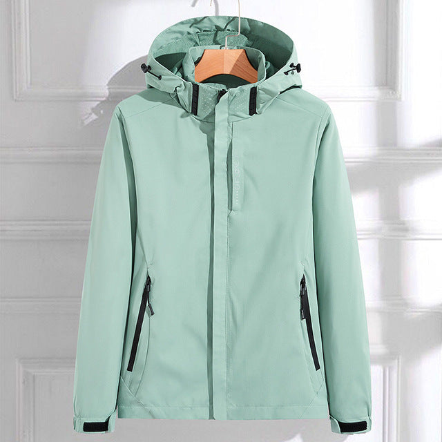 Women's Full Zip Hooded Jacket Lightweight - VibreMode