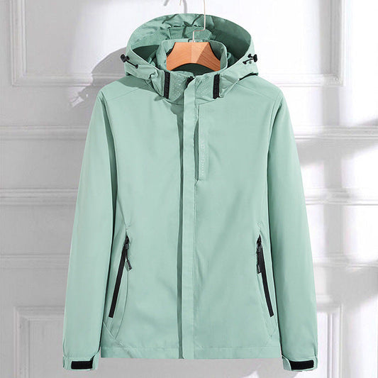 Women's Full Zip Hooded Jacket Lightweight - VibreMode