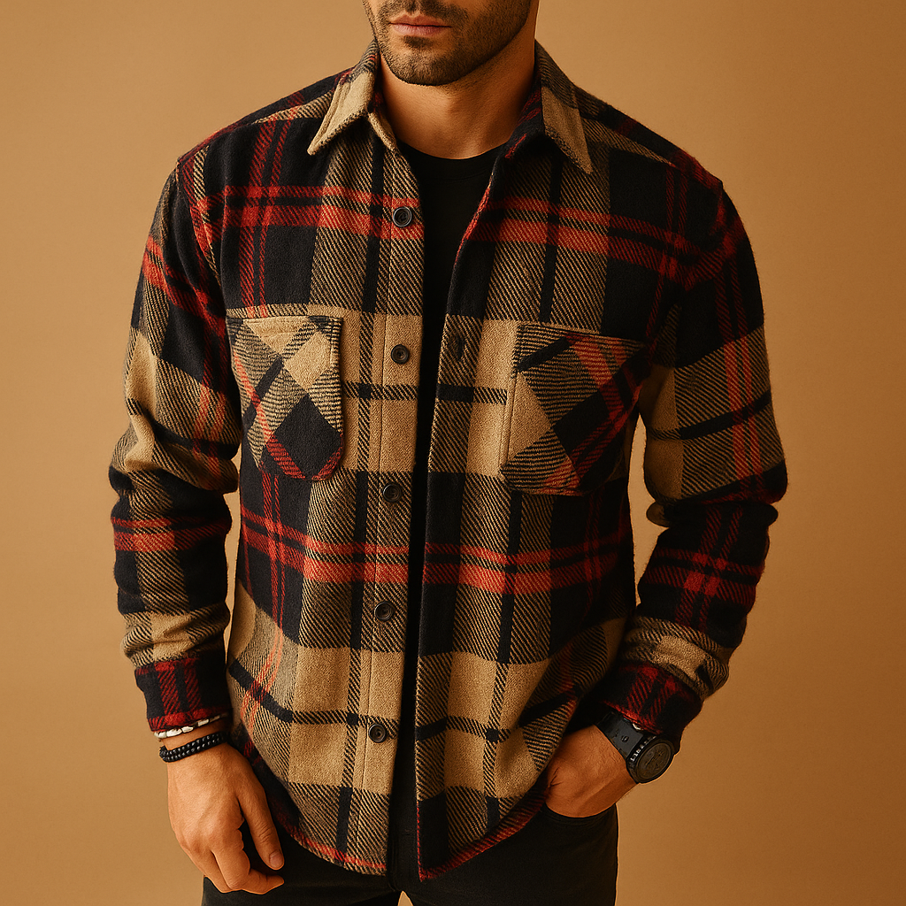 Classic long sleeve shirt for men with a clean solid design and comfortable fit, ideal for work, casual wear, and modern everyday outfits.