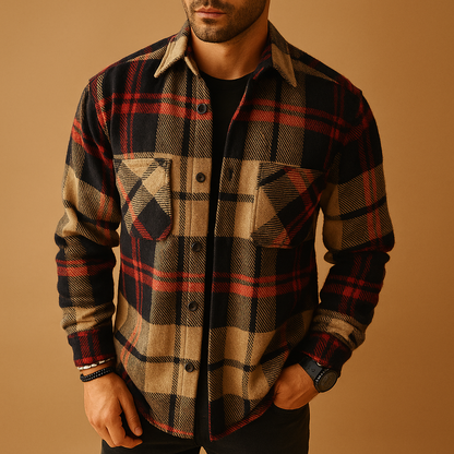 Classic long sleeve shirt for men with a clean solid design and comfortable fit, ideal for work, casual wear, and modern everyday outfits.