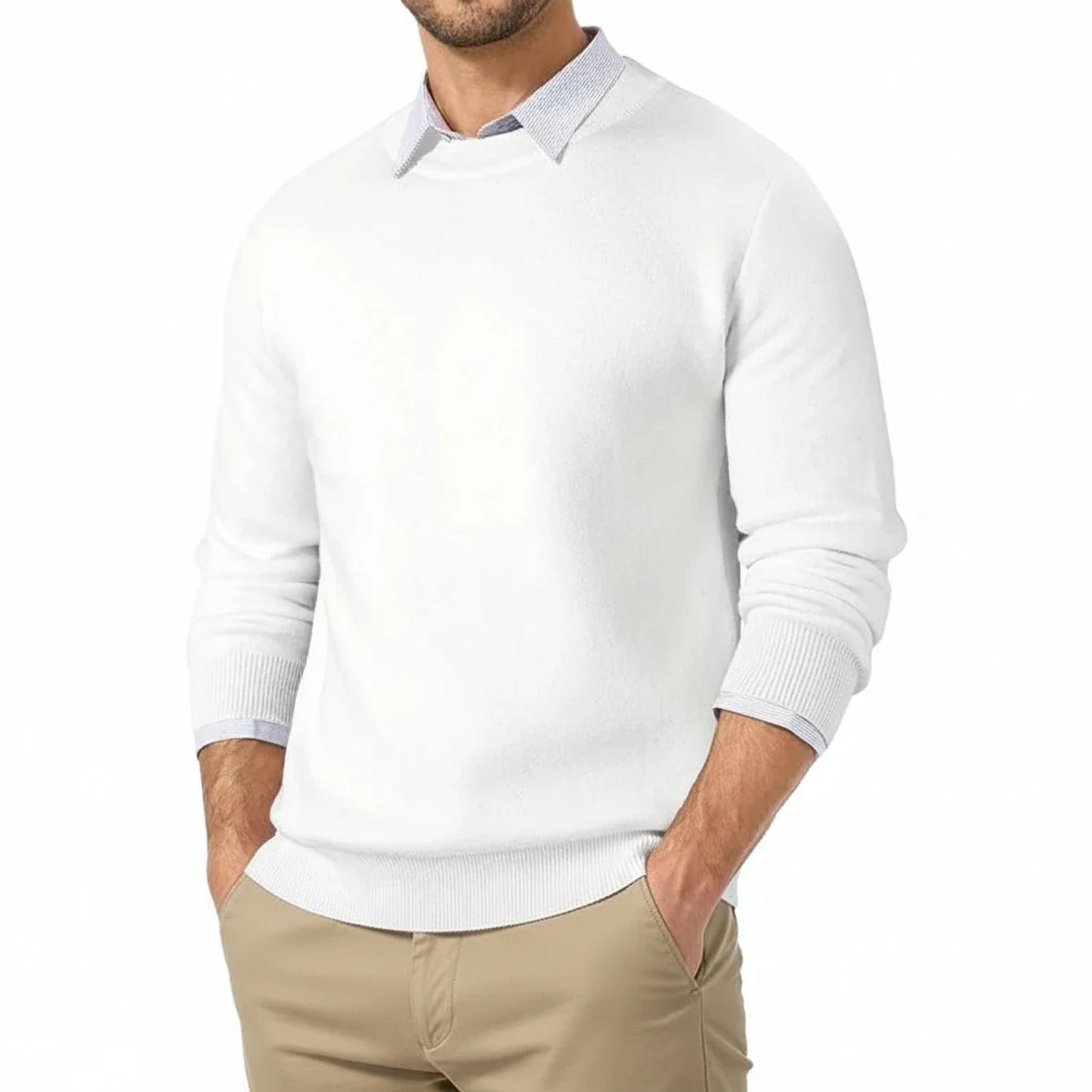 Men's Classic Crew Neck Sweater
