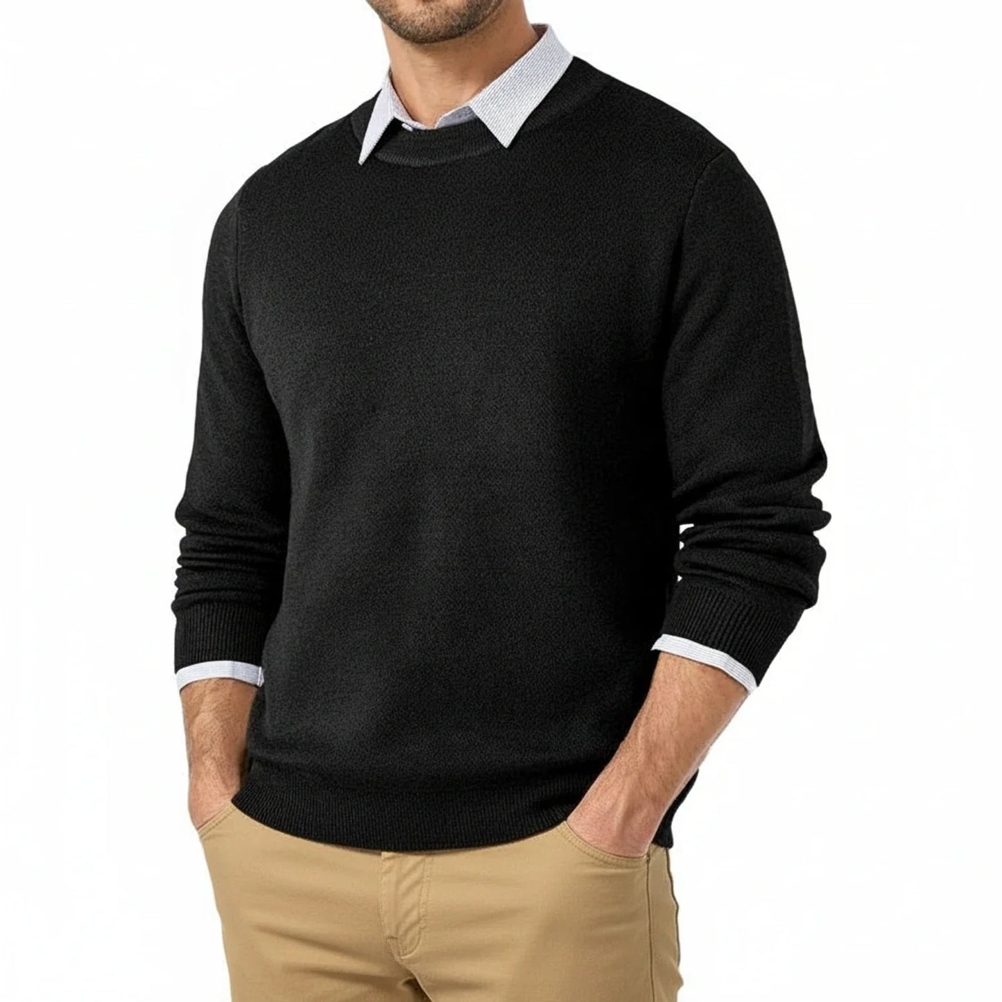 Men's Classic Crew Neck Sweater