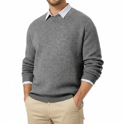 Men's Classic Crew Neck Sweater - VibreMode