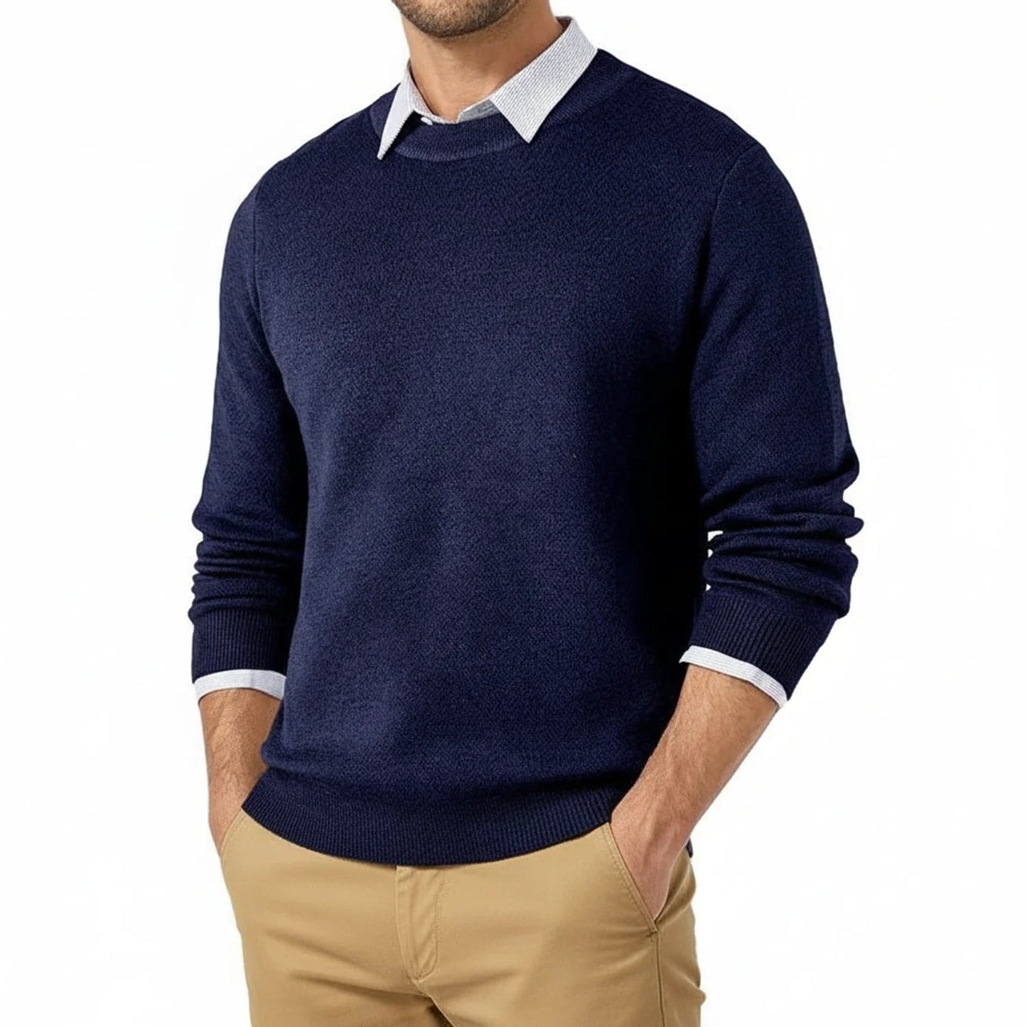 Men's Classic Crew Neck Sweater