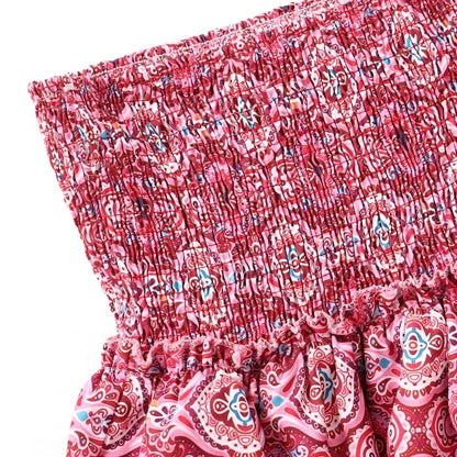 Chic Floral Ruffled Mini Skirt for Women
