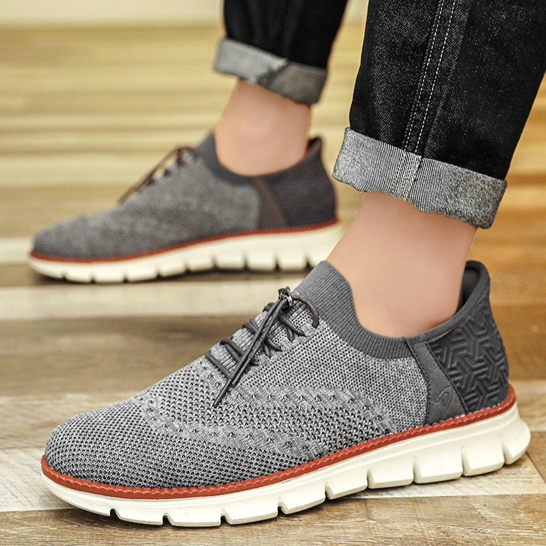 Clyde Men's Lace Up Casual Sneakers - VibreMode