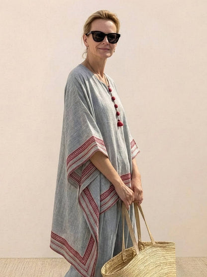 Relaxed Fit Striped Pants and Top 2-Piece Outfit