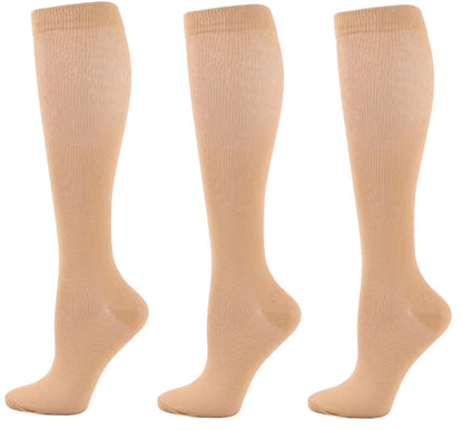 Knee High Compression Socks Support Varicose Veins Relief