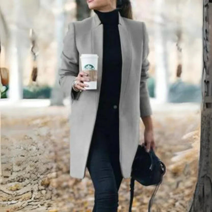 Women's Winter Coat Stand Collar Classic Warm - VibreMode