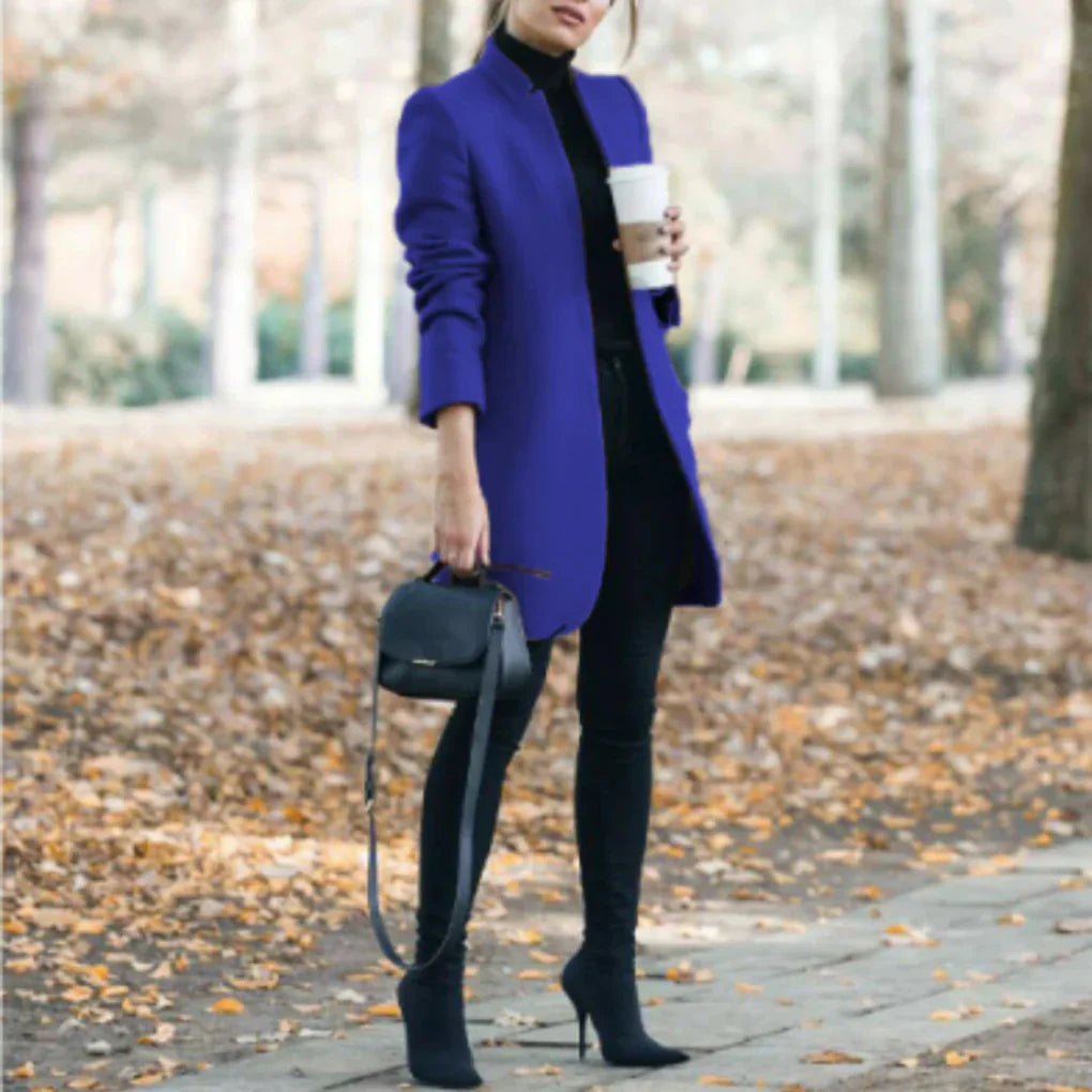Women's Winter Coat Stand Collar Classic Warm