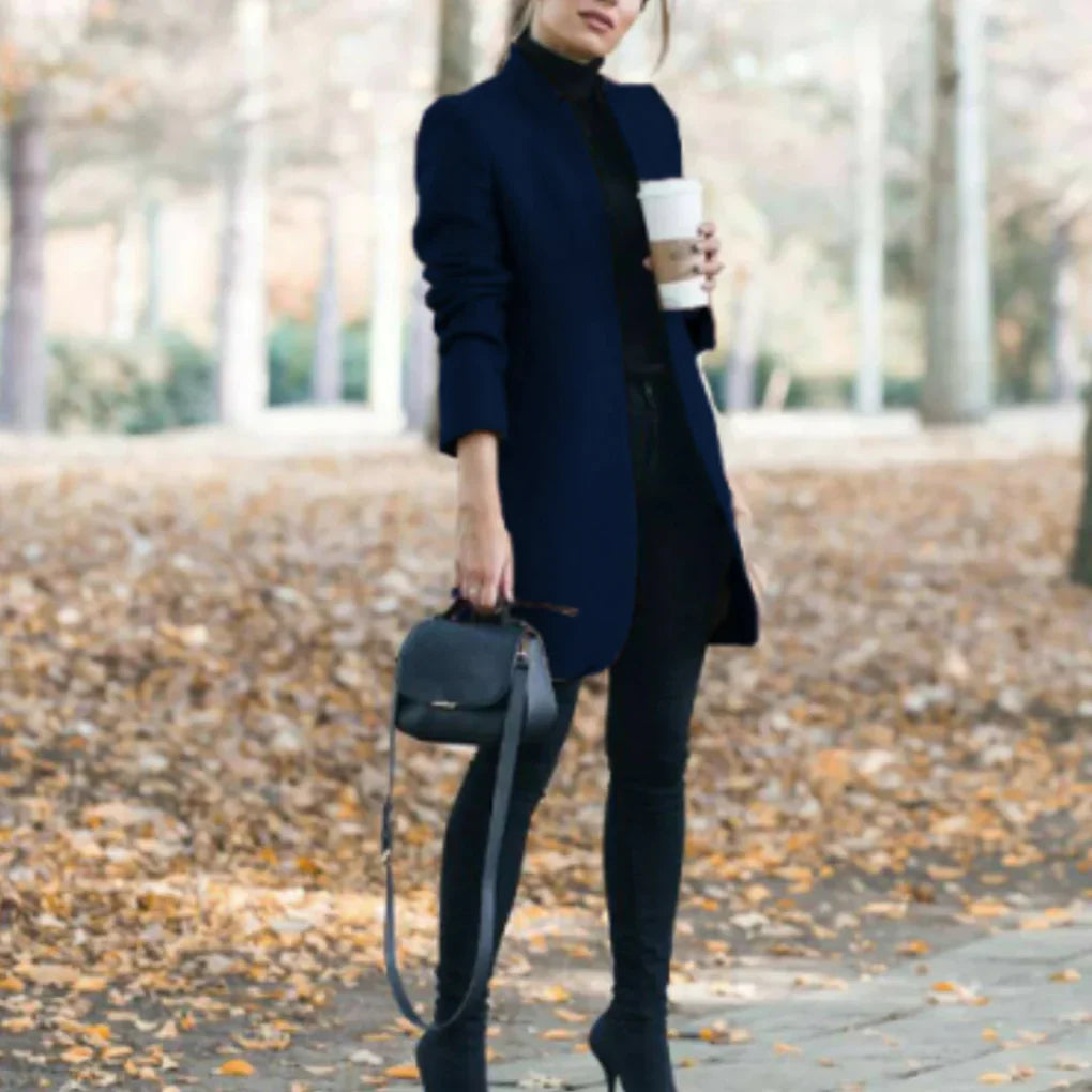 Women's Winter Coat Stand Collar Classic Warm