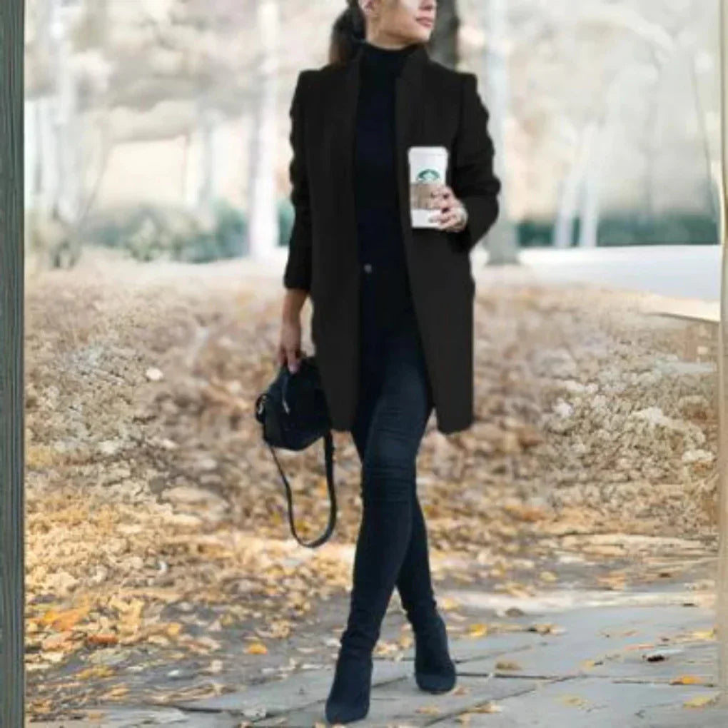 Women's Winter Coat Stand Collar Classic Warm