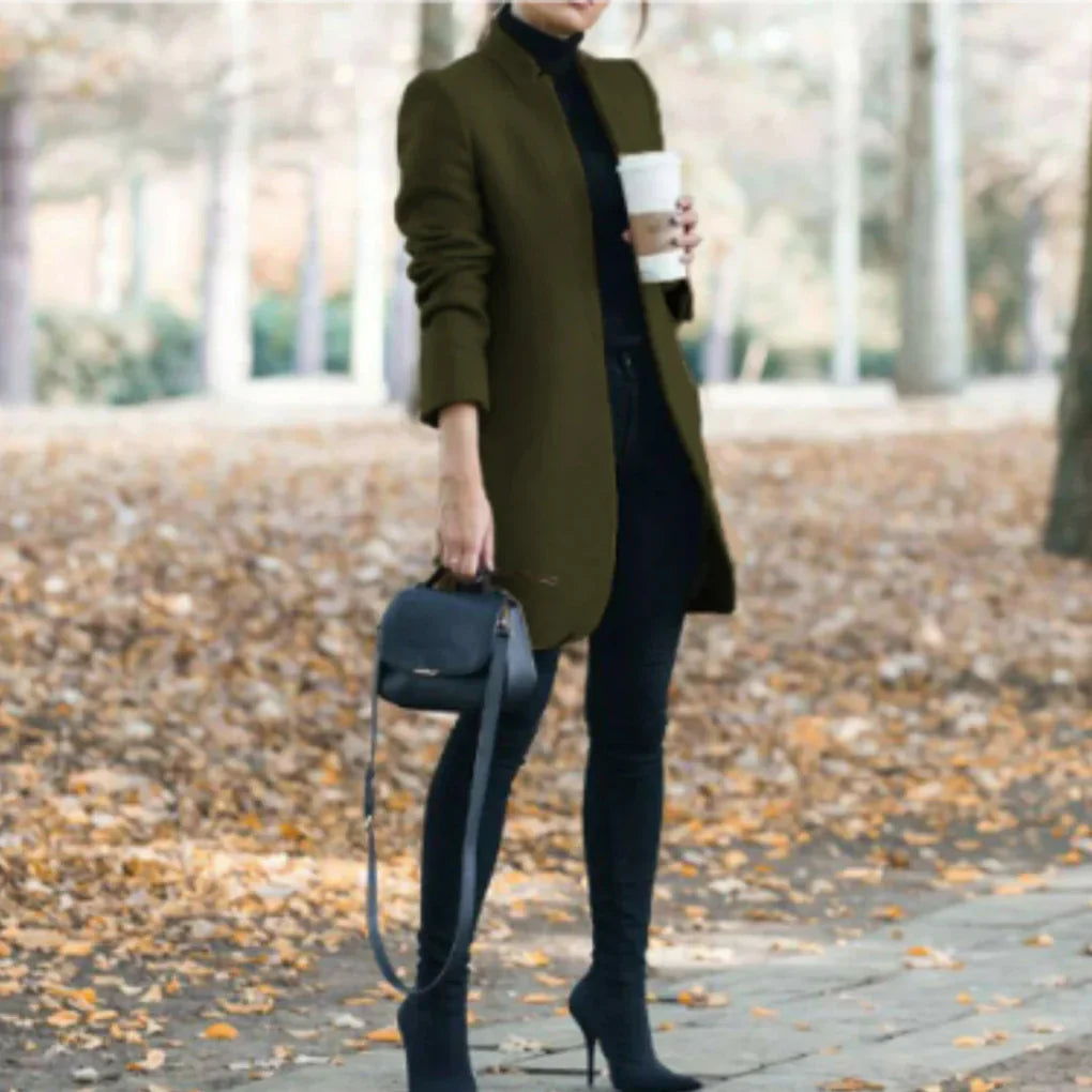 Women's Winter Coat Stand Collar Classic Warm