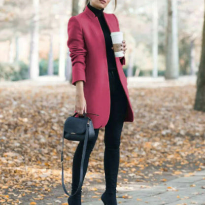 Women's Winter Coat Stand Collar Classic Warm
