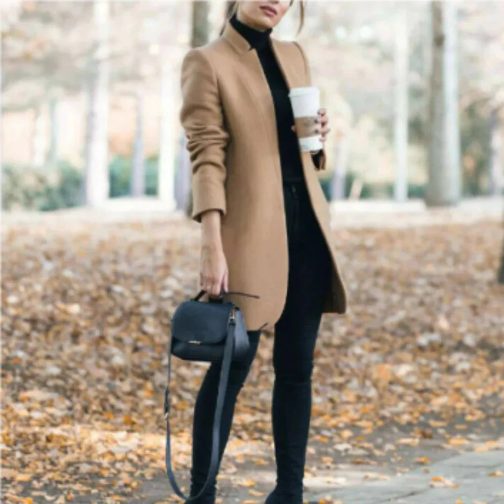 Women's Winter Coat Stand Collar Classic Warm