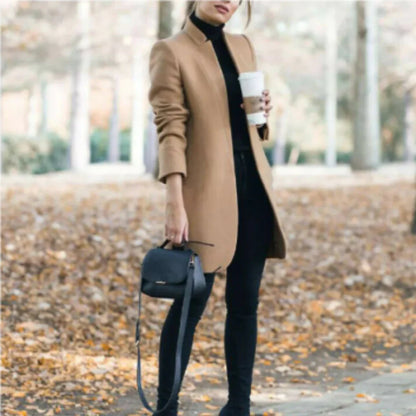 Women's Winter Coat Stand Collar Classic Warm