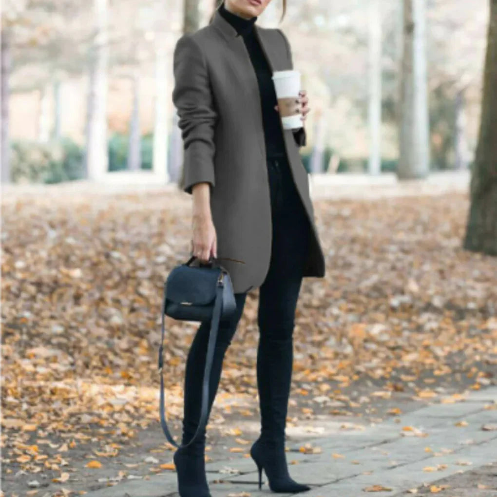 Women's Winter Coat Stand Collar Classic Warm