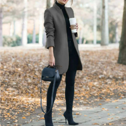 Women's Winter Coat Stand Collar Classic Warm