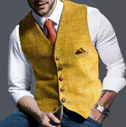 Image of Cole | Men's Slim Fit Blazer Vest