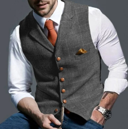 Image of Cole | Men's Slim Fit Blazer Vest