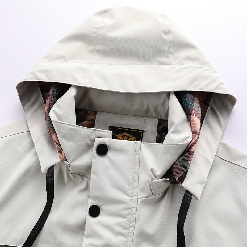 Men's Hooded Winter Jacket Multiple Pockets