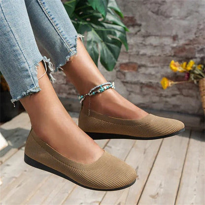 Women's Slip-On Ballet Flats Casual Everyday Shoes - VibreMode