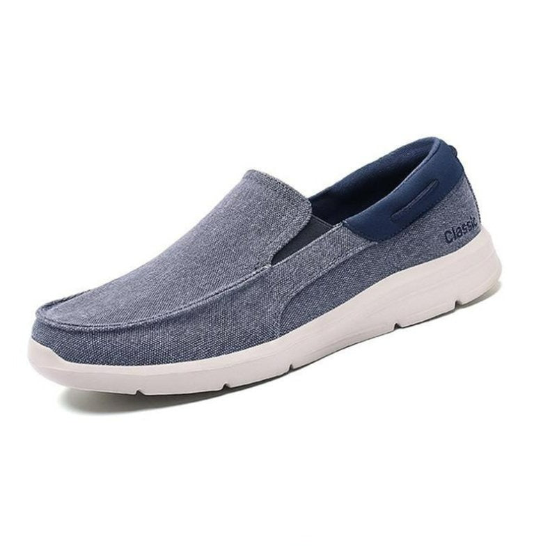 Relaxed FitSoft Blue Loafers - VibreMode