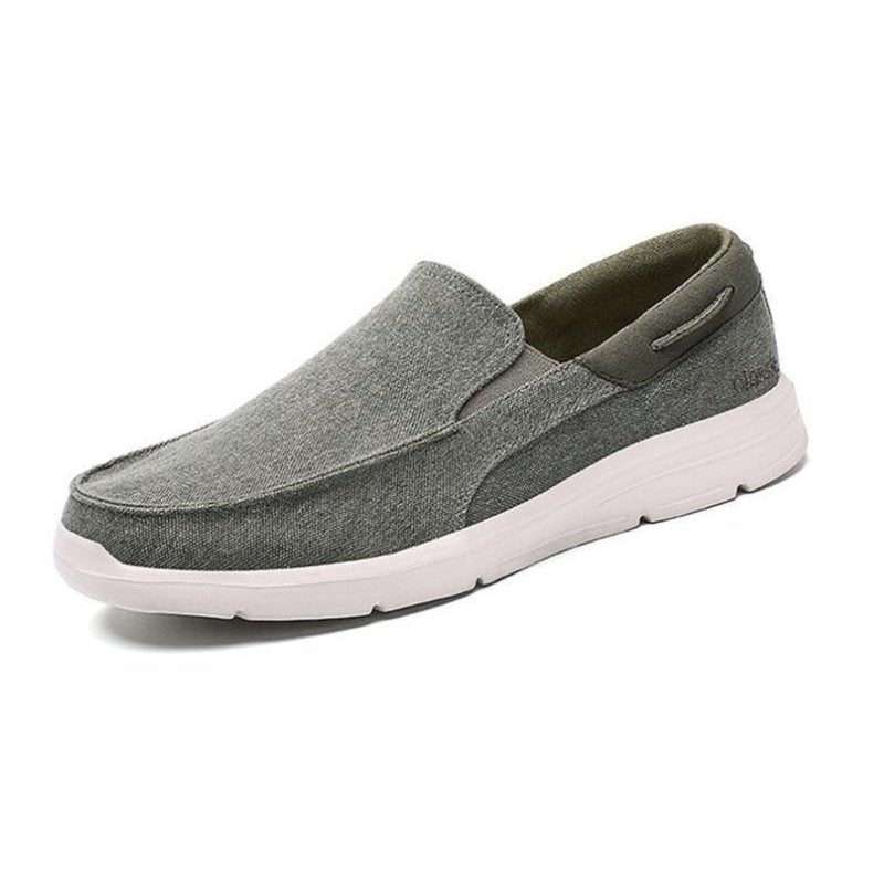 Soft Foam Slip On Loafers - Green - VibreMode