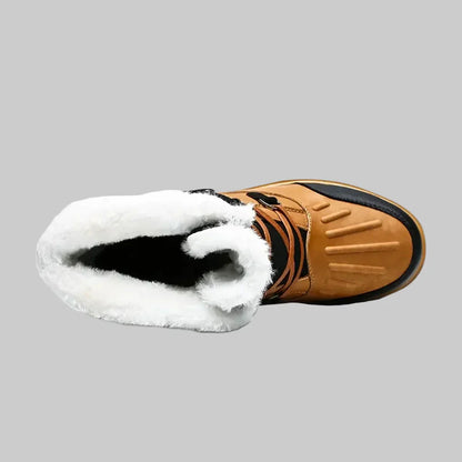 Men's Insulated Waterproof Boots Rugged Outdoor