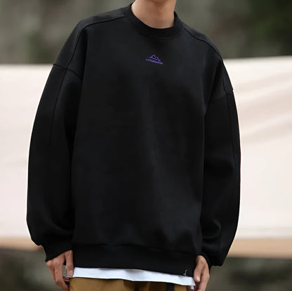 Image of Conrad | Unisex Oversized Suede Pullover
