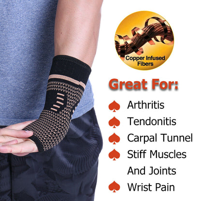 VibreMode Wrist Compression Sleeve For Injury Support