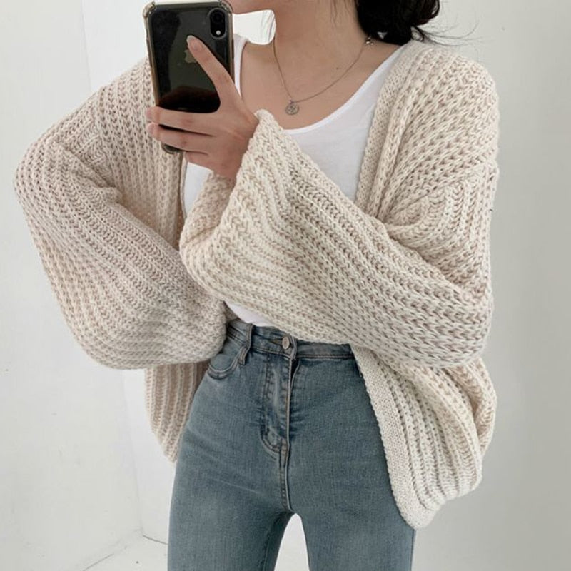Image of Courtney | Women's Oversized Open Front Cardigan