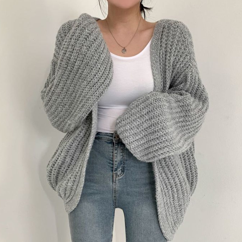 Image of Courtney | Women's Oversized Open Front Cardigan