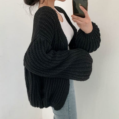Image of Courtney | Women's Oversized Open Front Cardigan