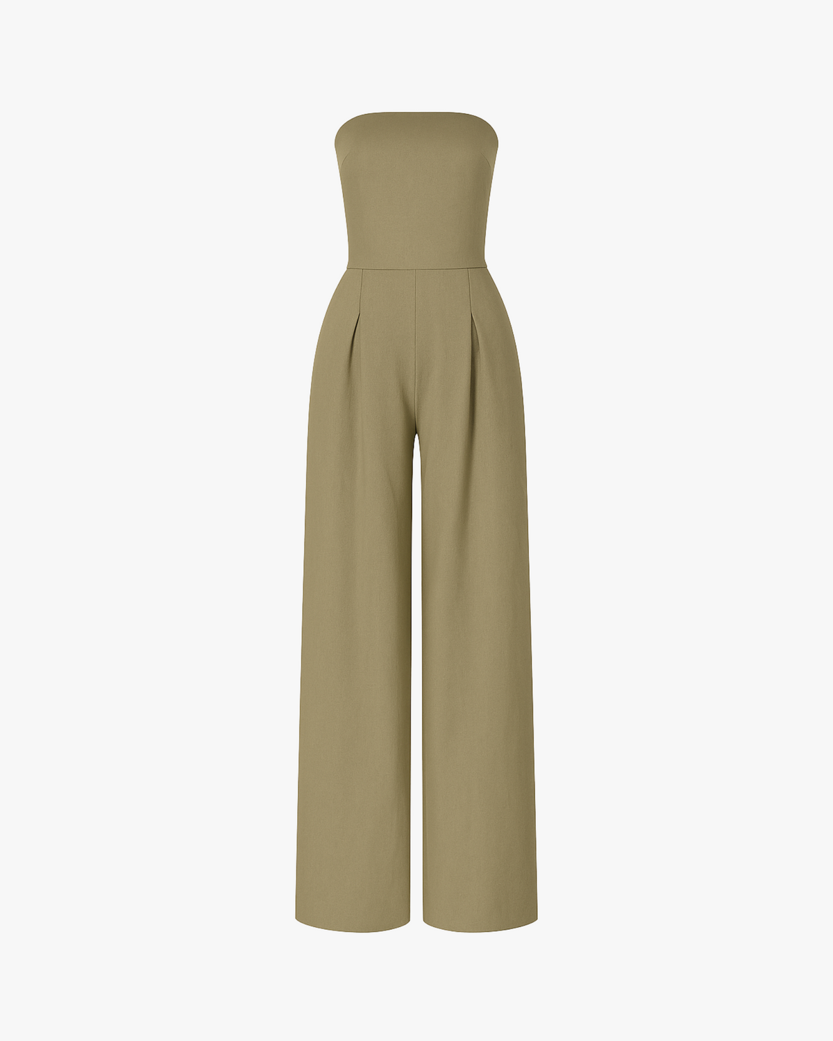 Image of Courtney | Women's Strapless Wide Leg Jumpsuit