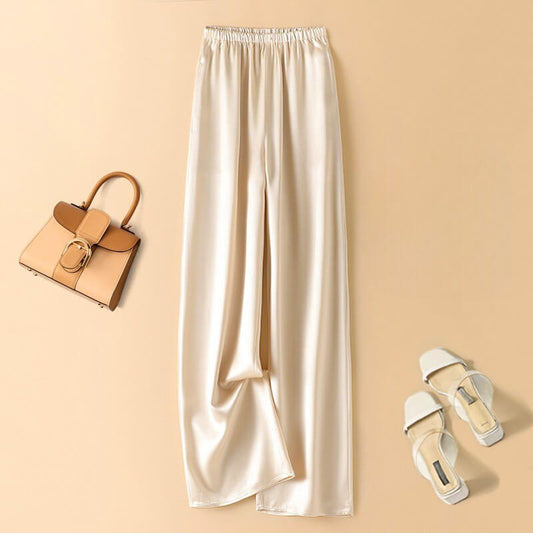 Silky Smooth Women's Satin Pants - VibreMode