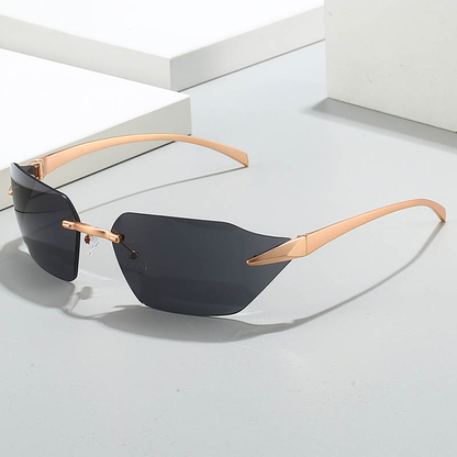 Fashionable Frameless Sunglasses - VibreMode
