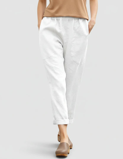 Women's Cropped Casual Pants - VibreMode