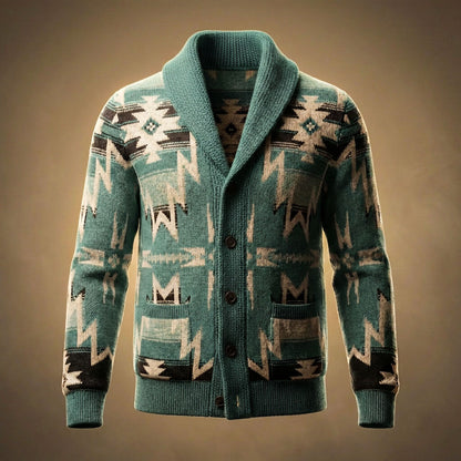Soft Wool Cable Knit Cardigan