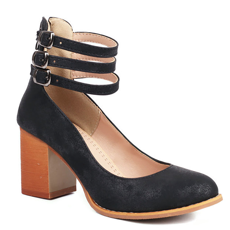 Comfortable Ankle Strap Sandals with High Heel