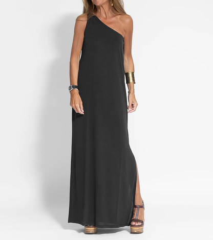 Chic Off Shoulder Floor Length Evening Dress